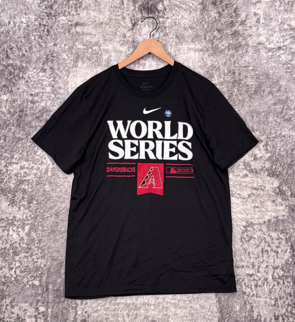 New Nike Shirt Large Mens Arizona Diamondbacks World Series Champion Dri Fit